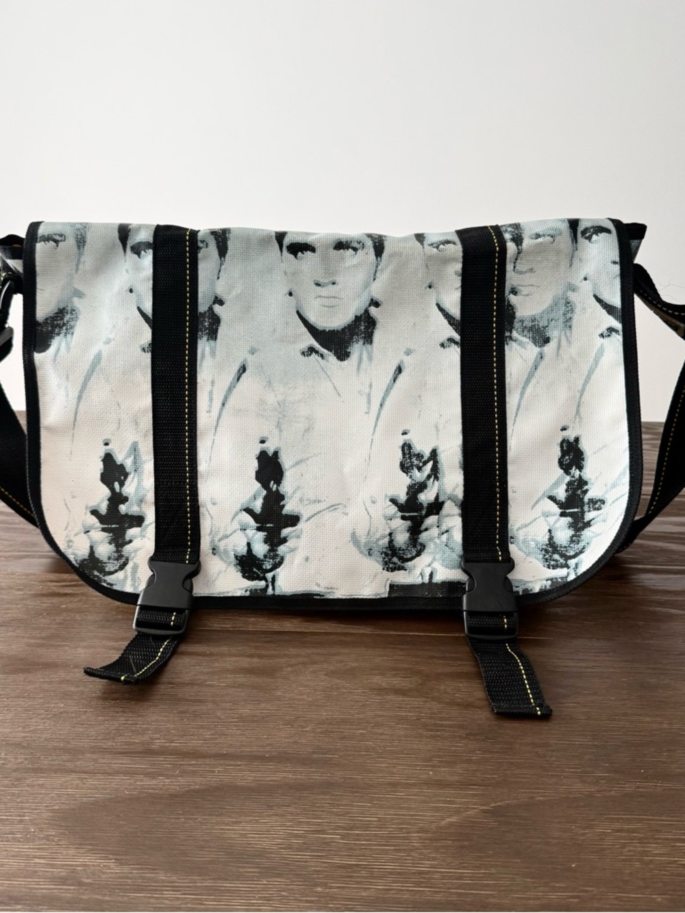 Andy Warhol Loop Elvis Presley Pop Art Messenger Bag